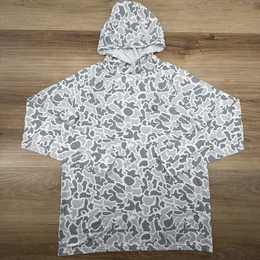 Local Boy Outfitters Camo Hoodie Men's Size Medium Performance